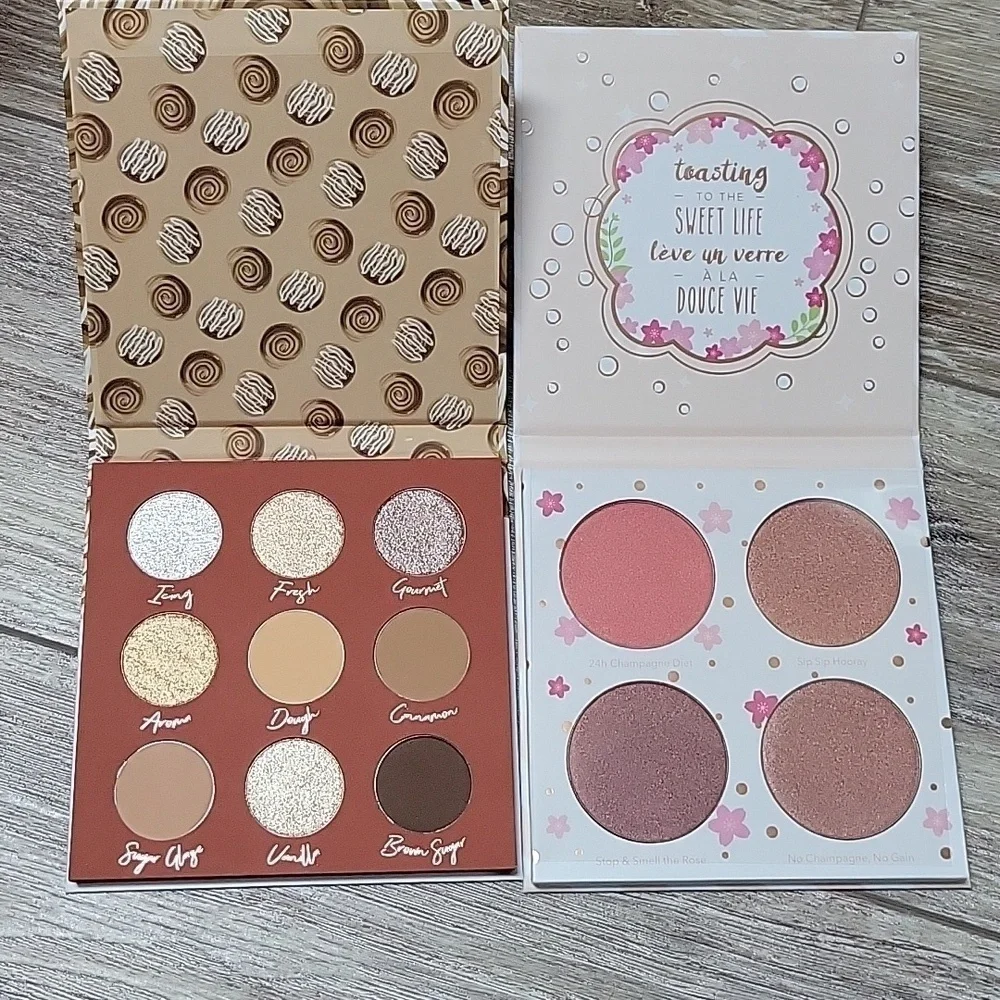 Beauty Bakerie The Chosen Bun Eyeshadow and Cotton Candy Champagne Blush Palette